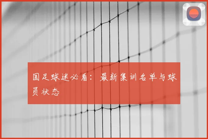 国足球迷必看：最新集训名单与球员状态